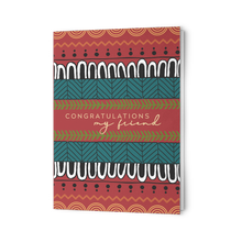 Load image into Gallery viewer, Notecards - Congratulations My Friend (Earthy)