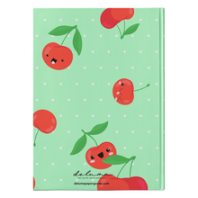 Load image into Gallery viewer, Hardcover Journal - Cherry Green