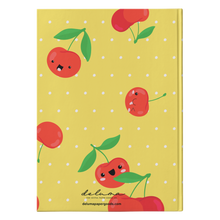 Load image into Gallery viewer, Hardcover Journal - Cherry Yellow