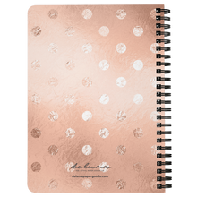 Load image into Gallery viewer, Journal - Rose Gold Polka Dots - The Rose Gold Collection