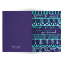 Load image into Gallery viewer, Notecards - Happy Birthday My Friend (Blue)