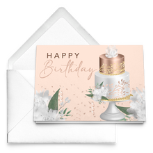 Load image into Gallery viewer, Notecards - Happy Birthday (Light Pink) - The Rose Gold Collection