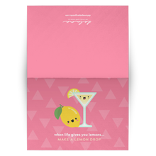 Load image into Gallery viewer, Notecards - Lemondrop (Pink)