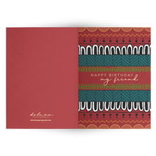 Load image into Gallery viewer, Notecards - Happy Birthday My Friend (Earthy)