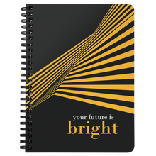 Load image into Gallery viewer, Journal - Your Future is Bright (Black)