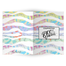 Load image into Gallery viewer, Notecards - 100% Queen - Watercolor Zebra