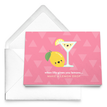 Load image into Gallery viewer, Notecards - Lemondrop (Pink)