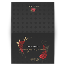 Load image into Gallery viewer, Notecards - Thinking of You - Black