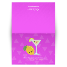 Load image into Gallery viewer, Notecards - Lemondrop (Purple)