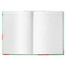 Load image into Gallery viewer, Hardcover Journal - Cherry Green