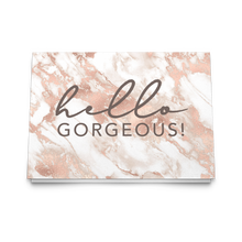 Load image into Gallery viewer, Notecards - Hello Gorgeous (Pink Marble) - The Rose Gold Collection
