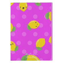 Load image into Gallery viewer, Hardcover Journal - Lemon Purple
