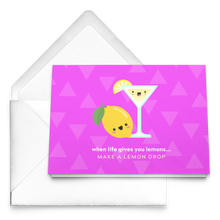 Load image into Gallery viewer, Notecards - Lemondrop (Purple)
