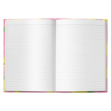 Load image into Gallery viewer, Hardcover Journal - Lemon Pink
