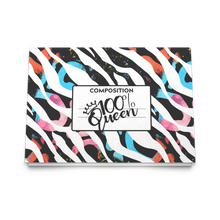 Load image into Gallery viewer, Notecards - 100% Queen - Zebra Graffiti
