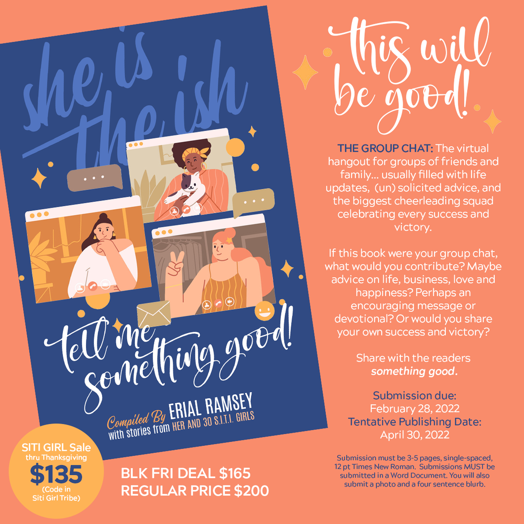 Tell Me Something Good Book Collaboration Registration