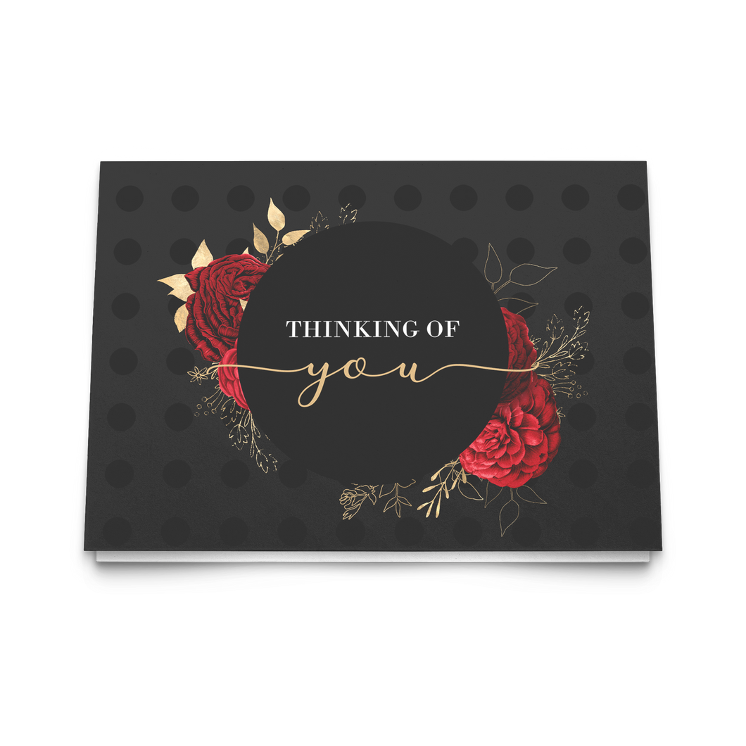 Notecards  - Thinking of You - Black