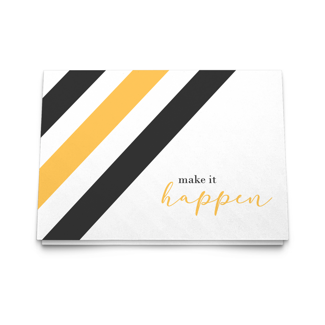 Notecards  - Make it Happen