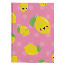 Load image into Gallery viewer, Hardcover Journal - Lemon Pink
