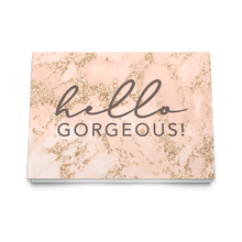 Load image into Gallery viewer, Notecards - Hello Gorgeous (Pink &amp; Gold Marble) - The Rose Gold Collection
