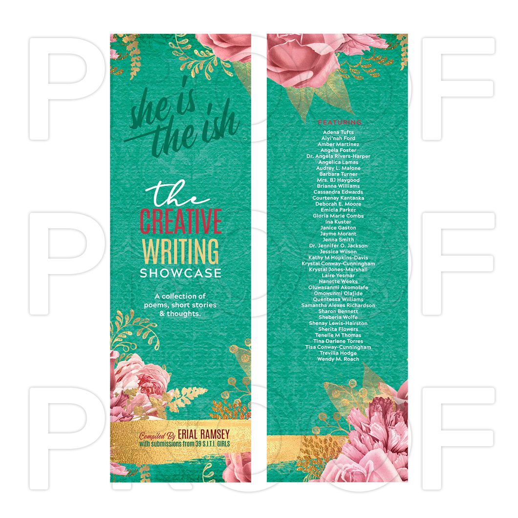 Bookmark - The Creative Writing Showcase (Standard)