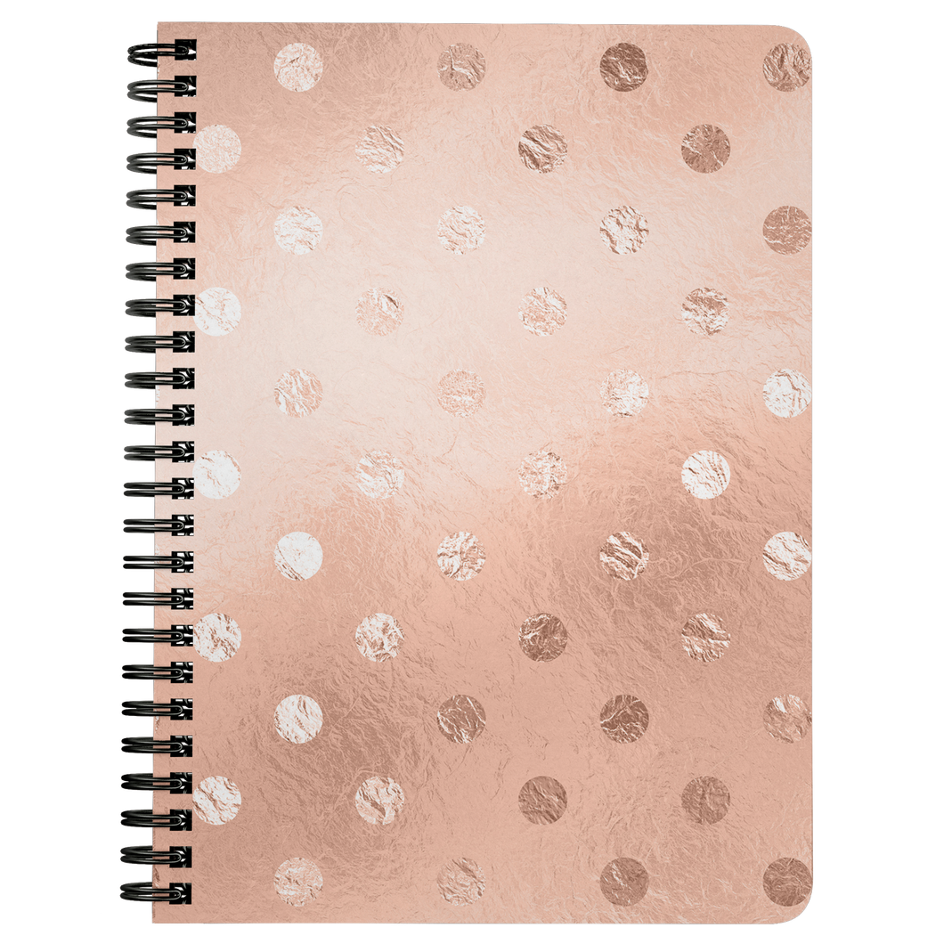 Journal - Rose Gold Polka Dots - The Rose Gold Collection