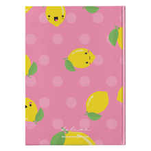 Load image into Gallery viewer, Hardcover Journal - Lemon Pink
