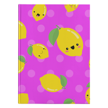 Load image into Gallery viewer, Hardcover Journal - Lemon Purple
